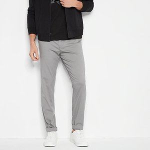 Express Athletic Slim Temp Control Hyper Stretch Chino 34 x 32 - Crystal Gray